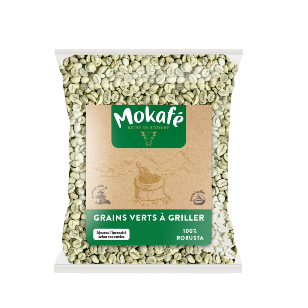 Sachet Mokafé Grains verts 1kg